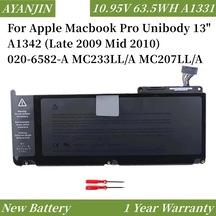 A1331 10.95v 63.5wh Laptop Batarya Apple Macbook 13.3 İçin "a1342 Yekpare Mc207ll/a Mc516ll/a 020-6809-a