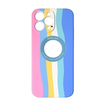 İphone 13 Pro Max Uyumlu Desenli Renkli Silikon Kılıf Color1041