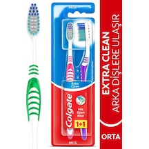 Colgate Extra Clean 1 + 1 Diş Fırçası Medium