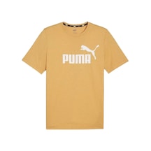 Puma Erkek Essentials Heather T-shirt 586736 Turuncu