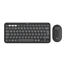Logitech 920-012245 Q Tr Pebble 2 Bluatooth Siyah Kablosuz Klavye Mouse Set