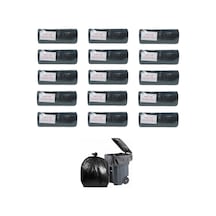 Hantal Boy Ağır Hizmet Çöp Torbası 100x150 Cm 10'lu Rulo 15 Paket