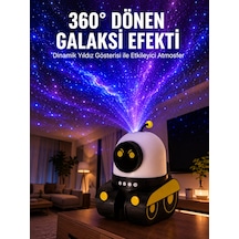 Taşınabilir Lityum Bataryalı Led Gece Lambası Ve Projektör Yeni Nesil - Lisinya Sarı