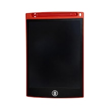 Baibian Lcd Grafik Yazı Çizim Tableti, 8.5 İnç Dijital Yazı Tahtası, Dokunmatik Kalemli, Çocuklar İçin Taşınabilir Çizim Tableti, Renk Seçenekli Kırmızı