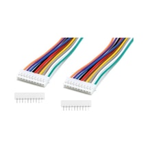 50 Adet 2mm 10 Pin Çift Taraflı Jst Ph Konnektör 30cm Kablolu