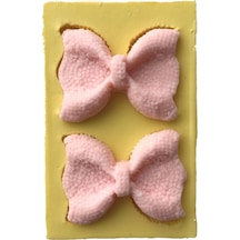2 Li Kurdele Şeklinde Silikon Pasta Ve Seker Hamuru Kalibi 4,5x3,5x1 Cm 6
