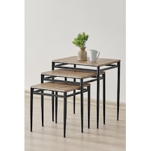 Ceviz Desen - Siyah Ayak