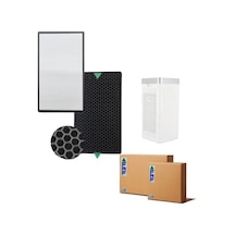 Dijitsu Ht100 Hava Temizleyici İçin Hepa Ve Karbon Filtre Seti, 2 Adet Çok Renkli