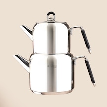 Kitchen Vetra Çaydanlık - Gri - 2,45 Lt + 1,35 Lt Çok Renkli