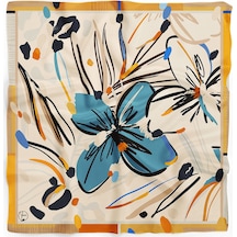 Çiçek Ritmi Desen Bandana/fular Çok Renkli