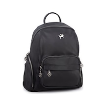 Nas Bag Kadın Çok Cepli Sırt Çantası En :30cm X Boy:34 Siyah Buzzy