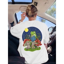Noıssey Urban Pop Graphic Kadın Tişört Koleksiyonukod 5546 Beyaz