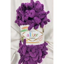 Puffy Mor El Örgü İpi 100gr. 9mt. 5'li Paket - Renk: 111