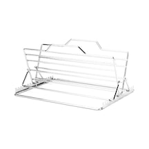 Hindi Izgarası Hindi Kızartma Tepsisi, Ayarlanabilir Paslanmaz Çelik Kızartma Tepsisi, V Şeklinde Kaburga Kızartma Rafı