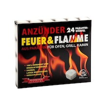 Feuer & Flamme Mangal Kömürü Tutuşturucu Tutuşturma Küpleri 24 Ad