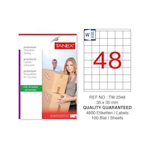 Tanex Tw-2348 Sevkiyat ve Lojistik Etiket 35x35 mm
