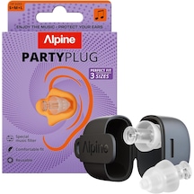 Alpine Partyplug Müzik Kulak Koruma Tıkaçları, 19 Db Gürültü Azaltma Şeffaf