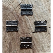 PAPATYA 3CM MİNİ MENTEŞE TAVLA KUTU MENTEŞE OKSİT RENK 100ADET