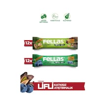 Fellas Meyve Bar 40 G Süper Ikili Kutu 24 Adet - Antep Fıstıklı X 12 Adet + Yaban Mersini X 12 Adet