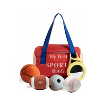 Momely My First  Sports Bag Duyusal Bebek Spor Çanta Seti Yıkanabilir Oyuncak +6ay
