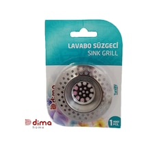 Tekli Metal Lavabo Süzgeci