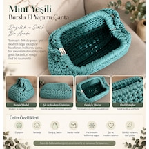Mint Yeşili Burslu Çanta Mint Yeşil