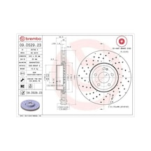 Brembo 09d52923 Fren Diski On A0004212212 A0004218700 - 2 Adettir