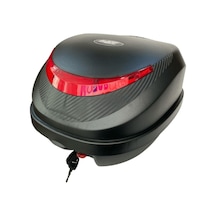Motosiklet Arka Çanta 32 Litre Carbon Desen Sırt Dayama Pedi Motor Çanta Renkli