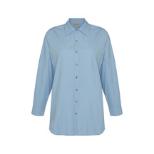 Aker Basic Cotton Bluz Mavi Mavi