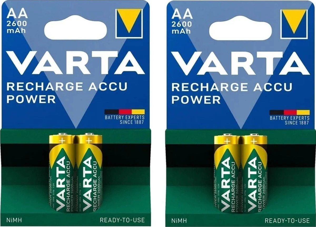 Şarjlı 2600 Mah 2'li Kalem Pil 2 Paket