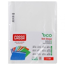Cassa Telli Dosya Plastik Eco A4 Beyaz 50 Li 7730