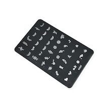 Nail Art Stamping Baskı Plakası Büyük Boy Xl Ck07