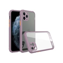 İphone 11 Pro Kılıf Miami Şeffaf Silikon - Açık Mor