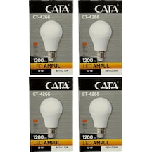 Cata Ct-4266 12w 6400k Beyaz Işık E27 Duylu Led Ampul 4 Adet