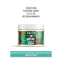 Faith in Nature %99 Doğal Nemlendirici Besleyici Hindistan Cevizi & Shea Yağı Kuru Saç Tipleri İçin Saç Bakım Maskesi 300 ML