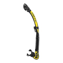 Cressi Alpha Ultra Dry Yetişkin Şnorkel Black-yellow Tek Renk