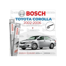 Toyota Corolla Uyumlu Sedan Muz Silecek Takımı 2002-2006 Bosch Aeroeco