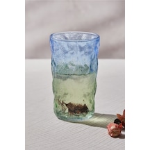 Karaca  Glacier Meşrubat Bardağı Mavi Yeşil 383 ml