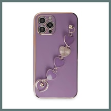 Ventra Apple iPhone Uyumlu 12 Pro Max Kılıf Esila Silikon - Mor Ventra