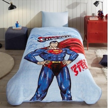 Özdilek Superman Lightning Tek Kişilik Battaniye Lisanslı Çok Renkli
