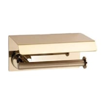Purelıne Kapaklı Tuvalet Kağıtlığı Gold Renk 85x117x170 Mm Çok Renkli