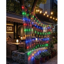 Ağ Şeklinde Led File Işık Dekoratif Ortam Aydınlatma Bahçe Balkon Süsü Diğer