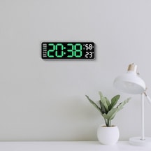 Flybuy Suntek Saati Saati Saat Led Duvar Duvar Dijital Dijital Çalar Jg Yeşil