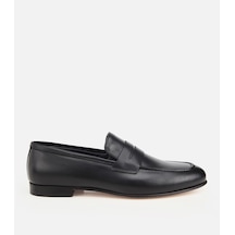 Hotiç Erkek Deri Siyah Klasik Loafer