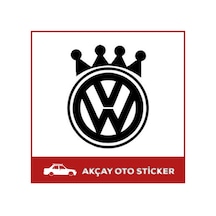 Kral Volkswagen Sticker Kral Oto Sticker Taç Araç Sticker