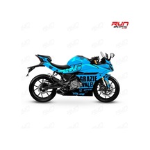 Cf Moto 250 Sr Grazie Graphic Kit Sticker Set Mavi