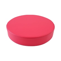 Jzcat Deri Yuvarlak Minder-açık Kırmızı