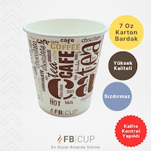 Fb Cup 7 Oz Karton Bardak 3.000 Adet Sızdırmaz