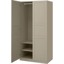 Ikea Gri Modern Kapaklı Gardırop Gri-bej