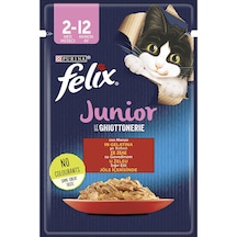 2 Adet Felix Pouch Yavru Sığır Etli 85g